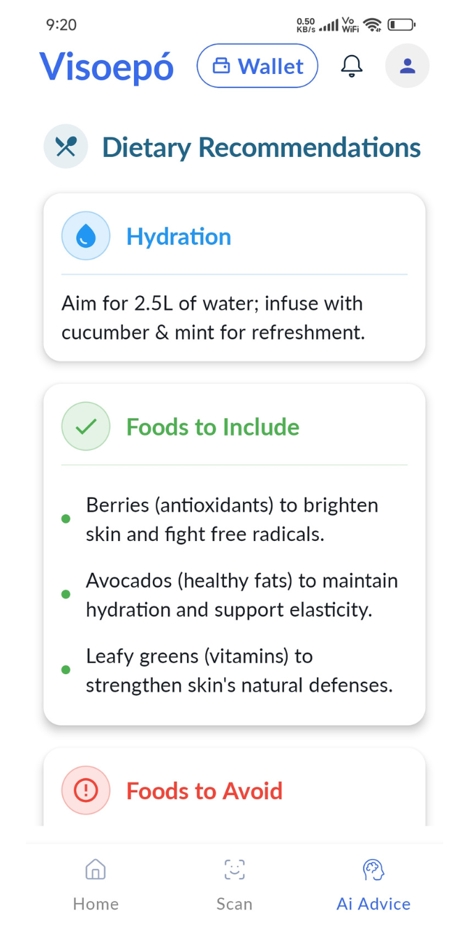 Visoepó App Screenshot